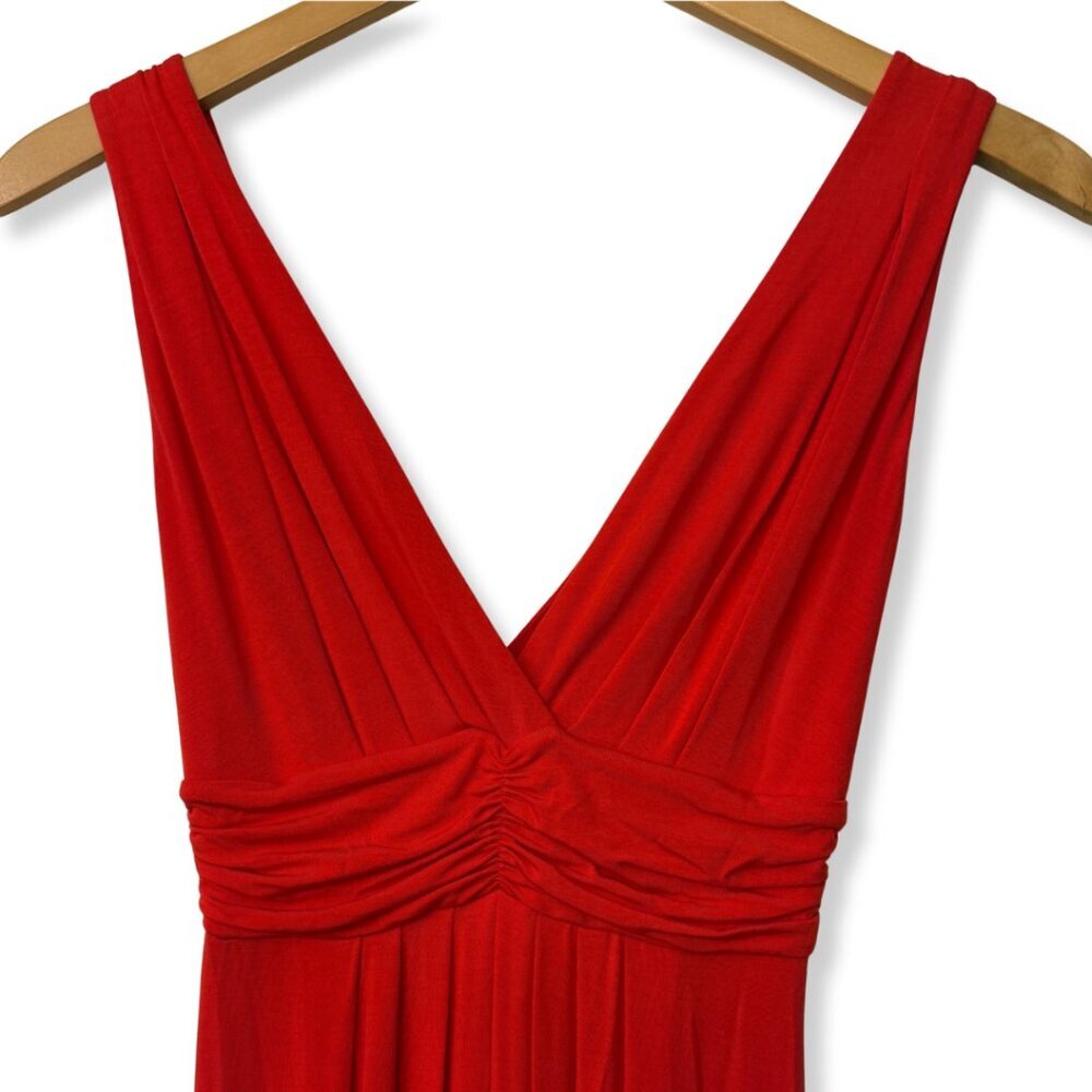 ❤️ TART Red Cotton Summer Maxi Dress | Size XS - Picture 3 of 4
